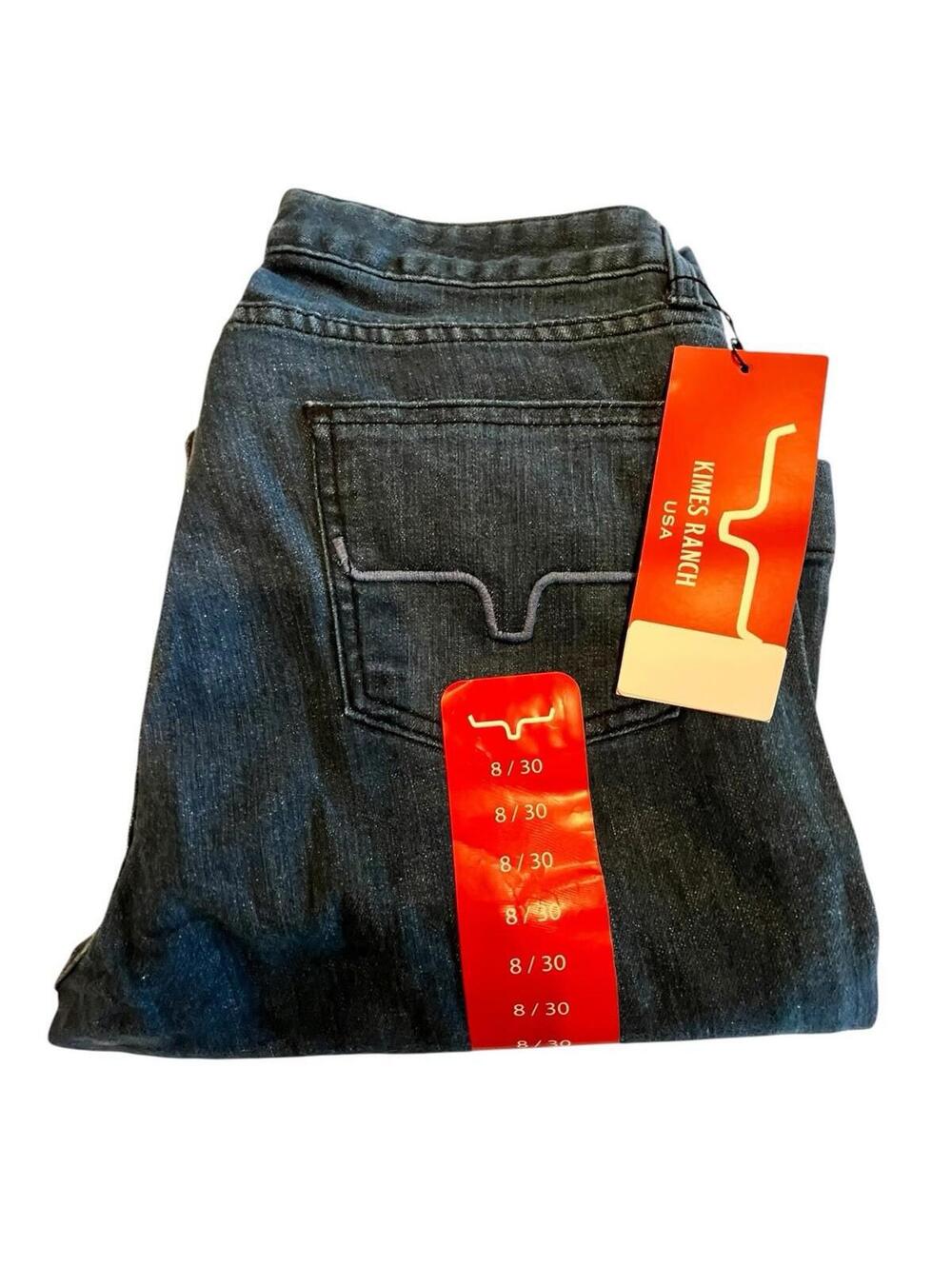 Kimes Ranch Jeans Lola NEW SZ 8X30 Womens Blue Flare Trouser 2331.57 - Picture 1 of 7
